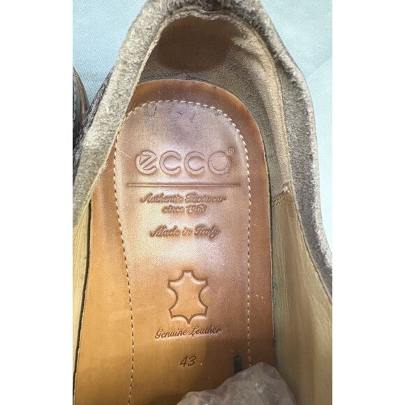 ECCO VT6 Men\'s Wingtip Oxfords Dress Shoes Size EU 43 US 9-9.5 Made In Italy main image 13